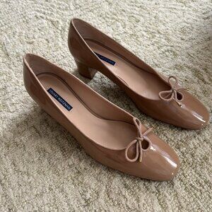 Stuart Weitzman Gabby 45 Patent Leather Pump